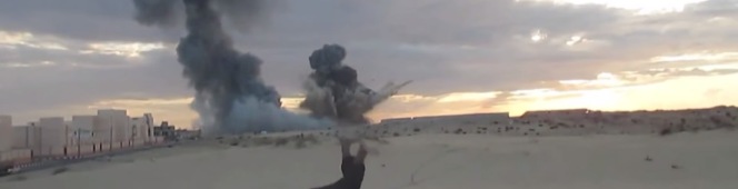 Watch Gaza’s parkour team somersault to the sound of Israeli drone strikes